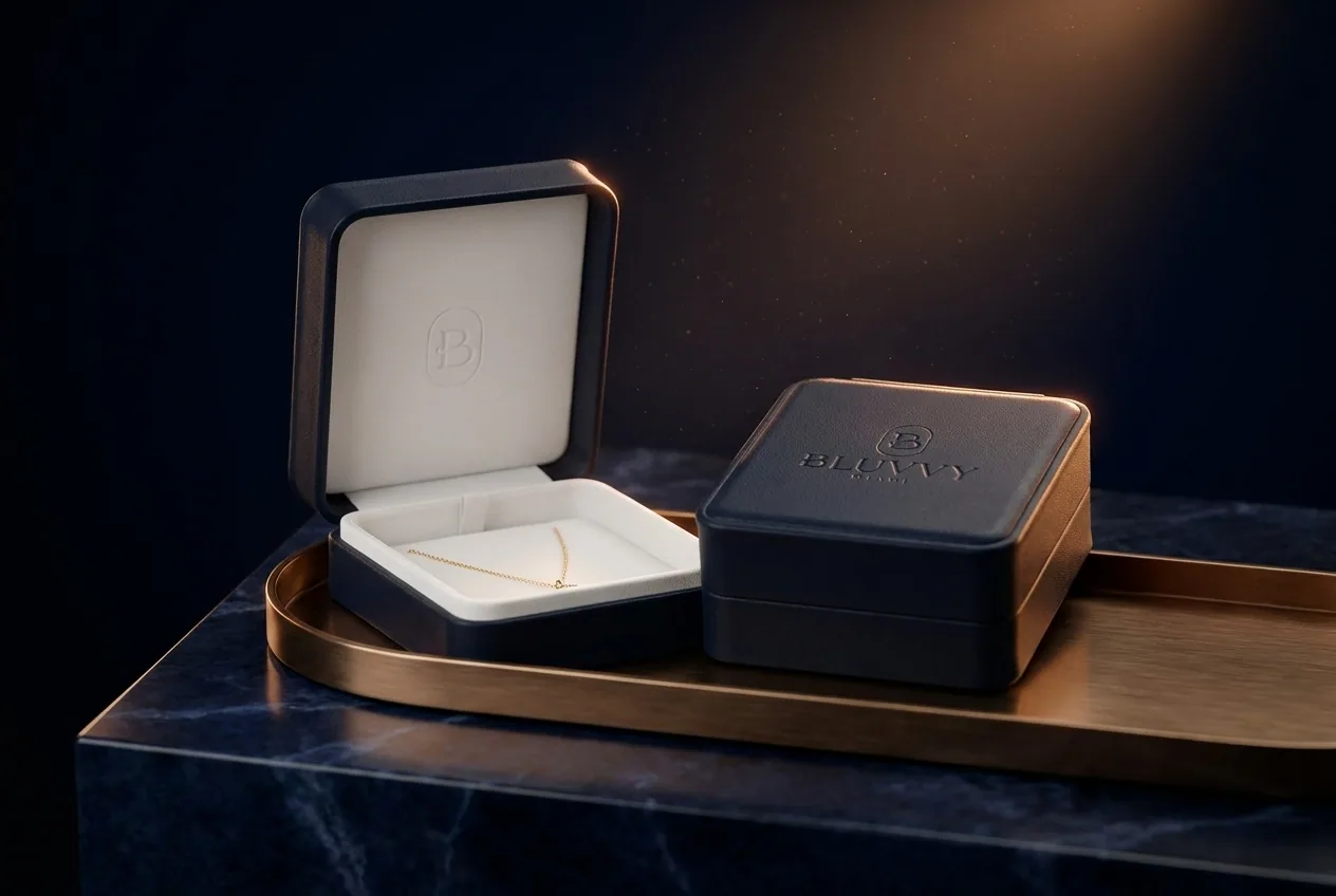 Jewelry box · AI-assisted presentation visual