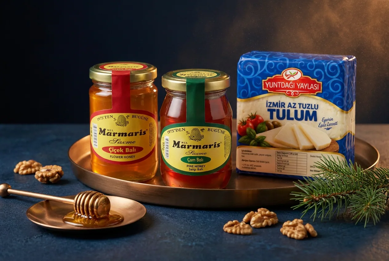 Marmaris Bal ve tulum · AI destekli sunum görseli