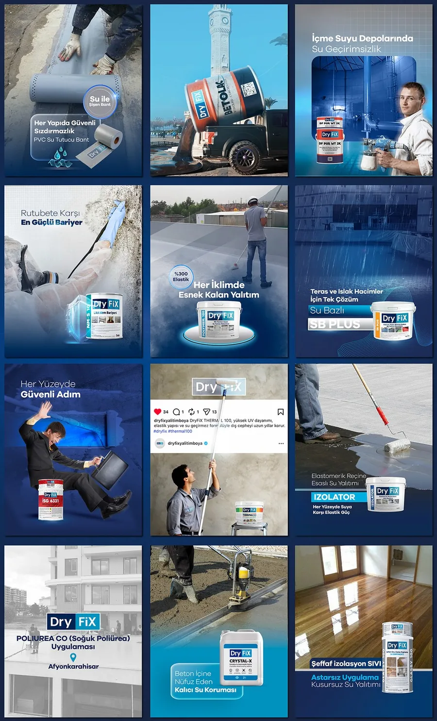 DryFix aylık feed planı