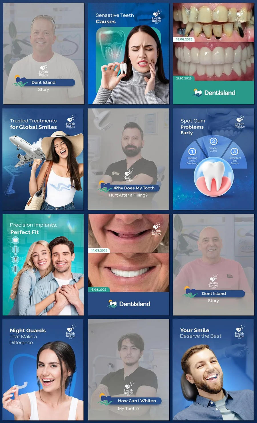 Dentisland aylık feed planı