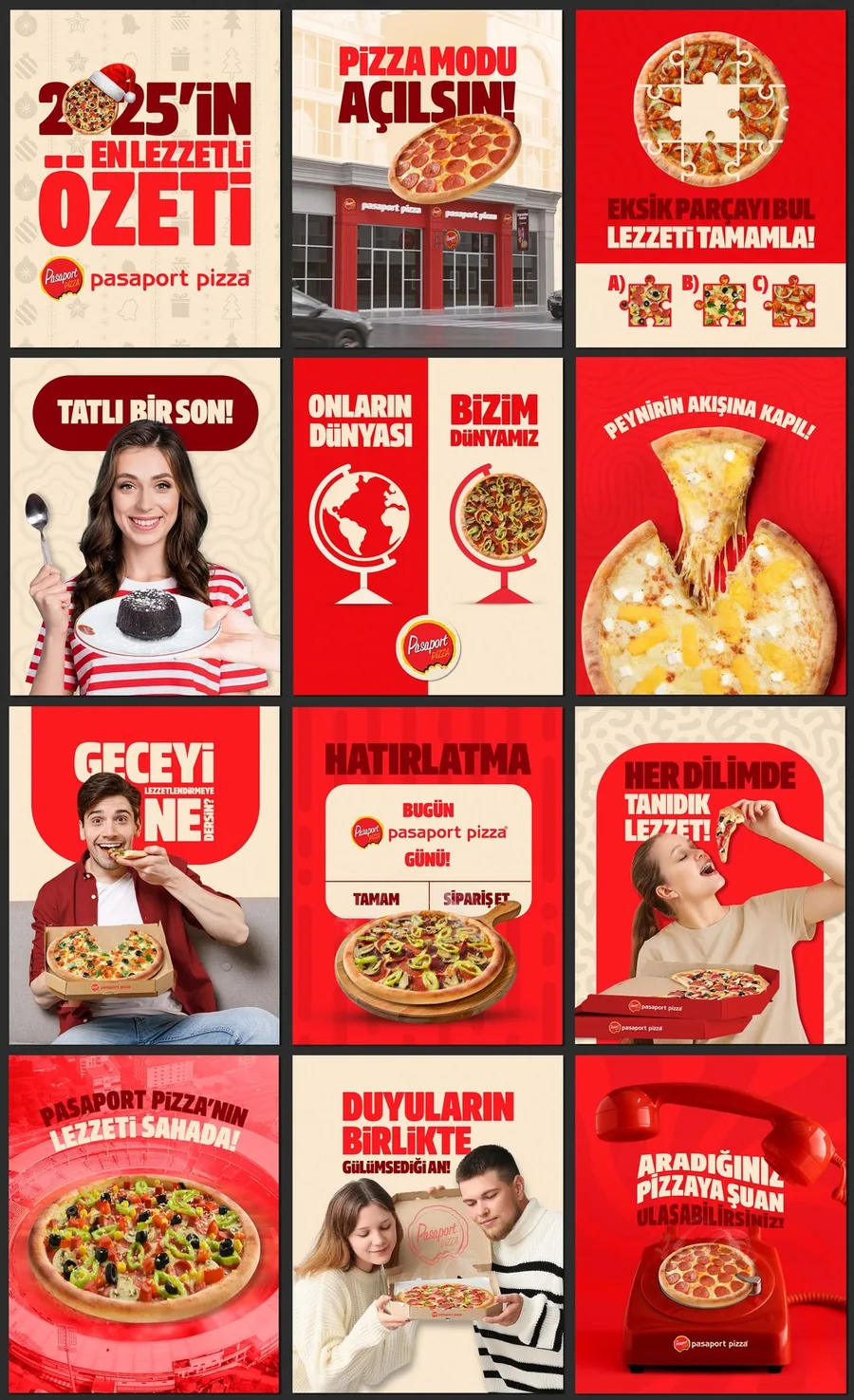 Pasaport Pizza aylık feed planı